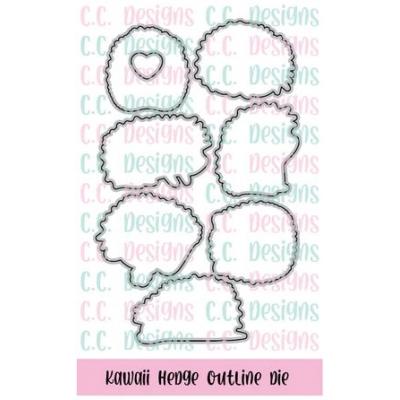 C.C. Designs Outline Die - Kawaii Hedge